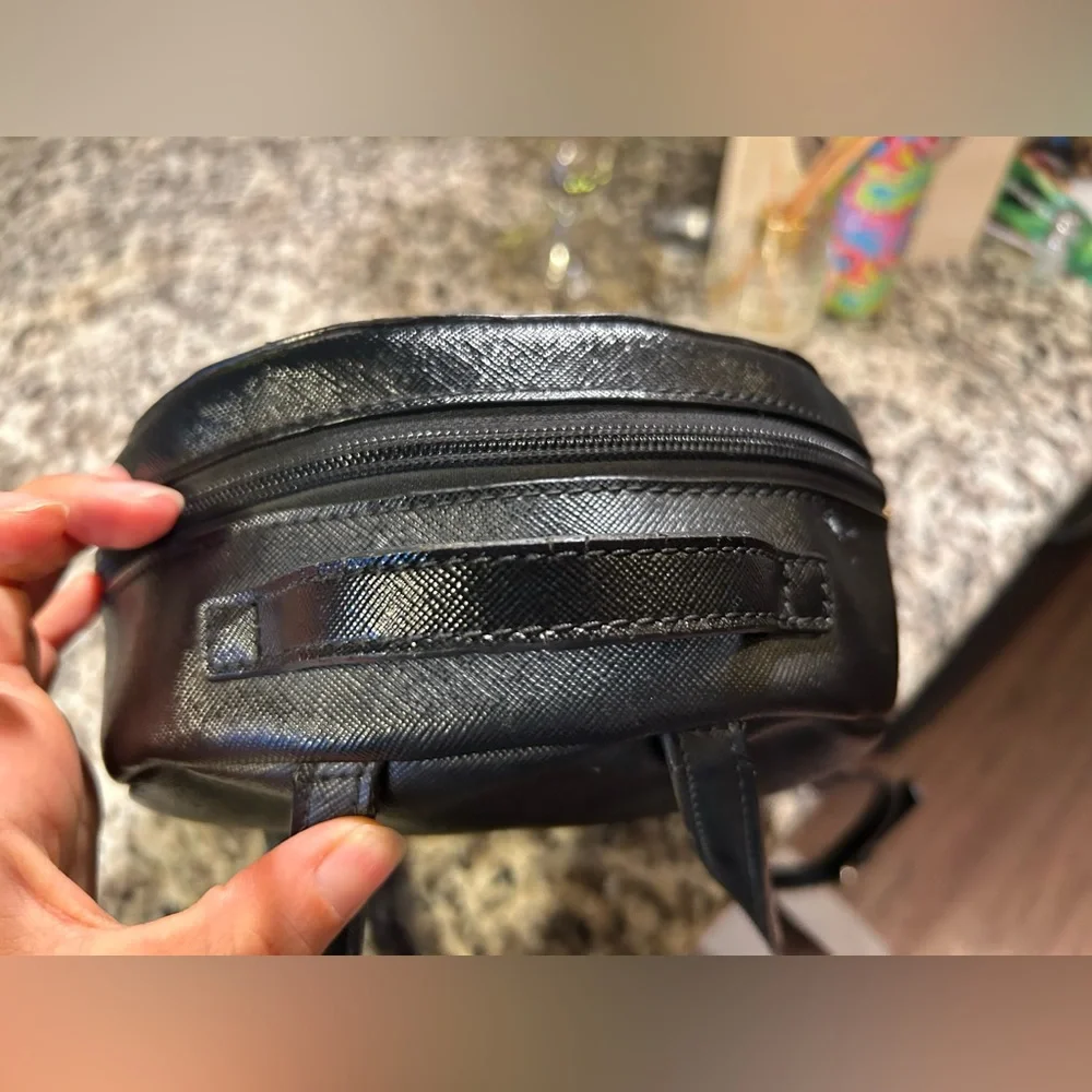 Kate Spade Black Glitter Backpack Greta Court Sammi